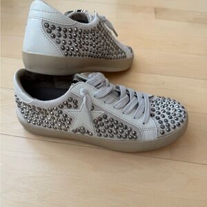Like brand new-SHU SHOP girls Studded Sneakers with Star Detail